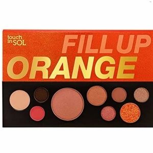 TOUCH AND SOUL PARADE FILL UP ORANGE EYESHADOW PALETTE